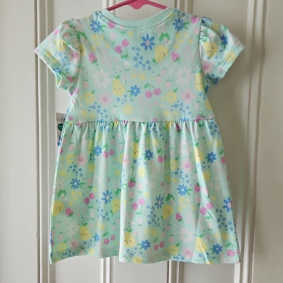Garanimals Mint Floral Fruit Print Sundress - Picture 8 of 9
